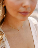 Layering Simple Heart Necklace | Minimalist Heart Pendant | Gold, Silver & Rose Gold
