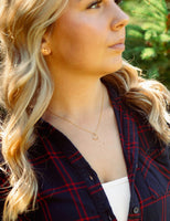 Dainty Mountain Necklace | Minimalist Nature Pendant