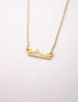 Multi Peak Mountain Necklace | Adventure-Inspired Pendant
