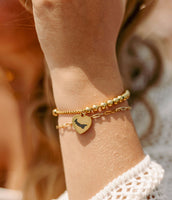 PEI Ball Bracelet w/ Heart