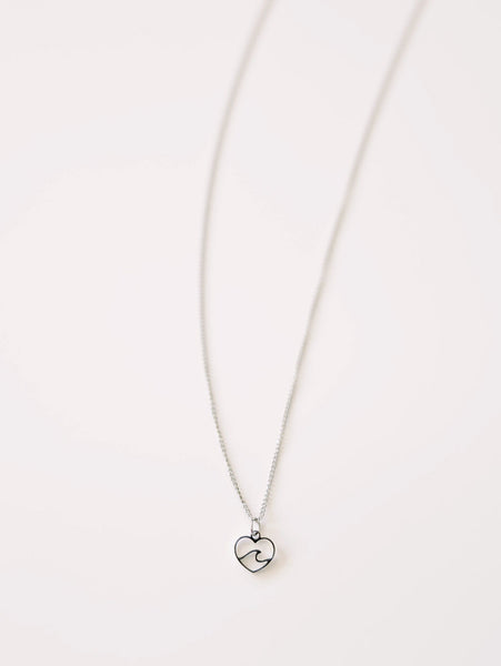 Wave Heart Necklace