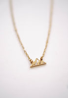 Tiny Mountain Necklace | Minimalist Adventure Pendant
