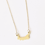 Tiny PEI Map Necklace