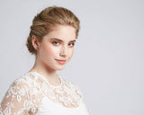 Tie the Knot Rose Gold Knot Earrings for Bridesmaids