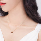 Tiny Gold Filled Letter Charm Necklace