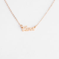 Tiny Script Name Necklace