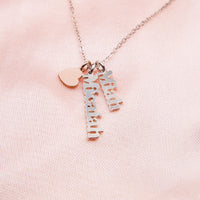 Vertical Name Necklace