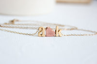 Gold Love Letters Necklace