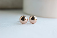 Rose Gold Earrings, Rose Gold Studs, Wedding Earrings, Bridal Earrings, Rose Gold Earrings, Everyday Earrings, Bridesmaid Earrings