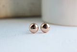 Rose Gold Earrings, Rose Gold Studs, Wedding Earrings, Bridal Earrings, Rose Gold Earrings, Everyday Earrings, Bridesmaid Earrings