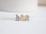 Tiny Letter Love Necklace