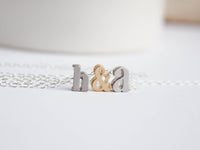 Tiny Letter Love Necklace