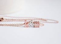 Rose Gold Love Letters Necklace