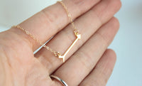 Delicate Gold Arrow Necklace