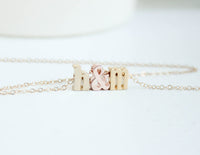 Gold Love Letters Necklace