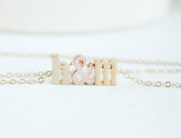 Gold Love Letters Necklace