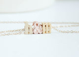 Gold Love Letters Necklace