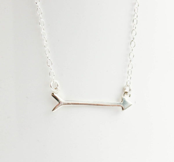 Silver Arrow Necklace