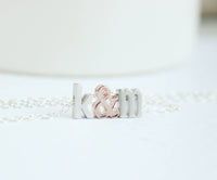 Silver Initial Necklace