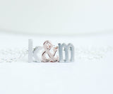 Silver Initial Necklace