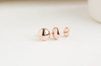 Rose Gold Earrings, Rose Gold Studs, Wedding Earrings, Bridal Earrings, Rose Gold Earrings, Everyday Earrings, Bridesmaid Earrings