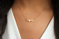 Gold Love Letters Necklace