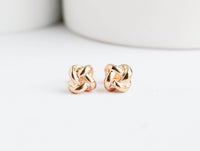 Gold Knot Earrings, Knot Earrings,  Gold Studs, Bridal Earrings, Gold Earrings, Everyday Earrings, Bridesmaid Earrings