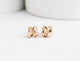 Gold Knot Earrings, Knot Earrings,  Gold Studs, Bridal Earrings, Gold Earrings, Everyday Earrings, Bridesmaid Earrings