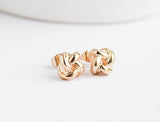 Gold Knot Earrings, Knot Earrings,  Gold Studs, Bridal Earrings, Gold Earrings, Everyday Earrings, Bridesmaid Earrings