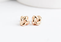 Gold Knot Earrings, Knot Earrings,  Gold Studs, Bridal Earrings, Gold Earrings, Everyday Earrings, Bridesmaid Earrings