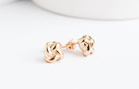 Gold Knot Earrings, Knot Earrings,  Gold Studs, Bridal Earrings, Gold Earrings, Everyday Earrings, Bridesmaid Earrings